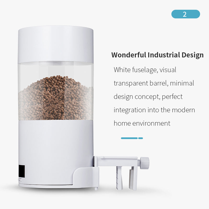 O2 Smart Fish Feeder LED Screen Digital Display Automatic Fish Feeder Fish Food Dispenser for Fish Tank O2 Smart Fish Feeder LED Screen Digital Display Automatic Fish Feeder Fish Food Dispenser for Fish Tank